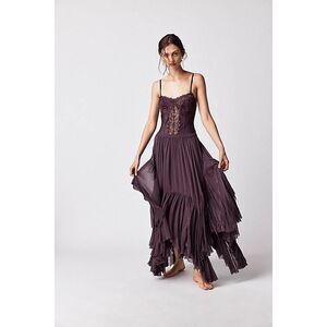 Free People FP One Clover Skirt Purple Plum Prune Fig S Small NWT